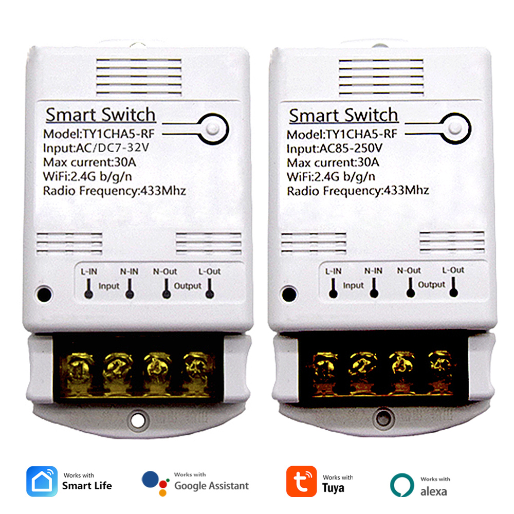 Wifi 30A Relay Module 85-250V  - Home Automation Ideas review and price