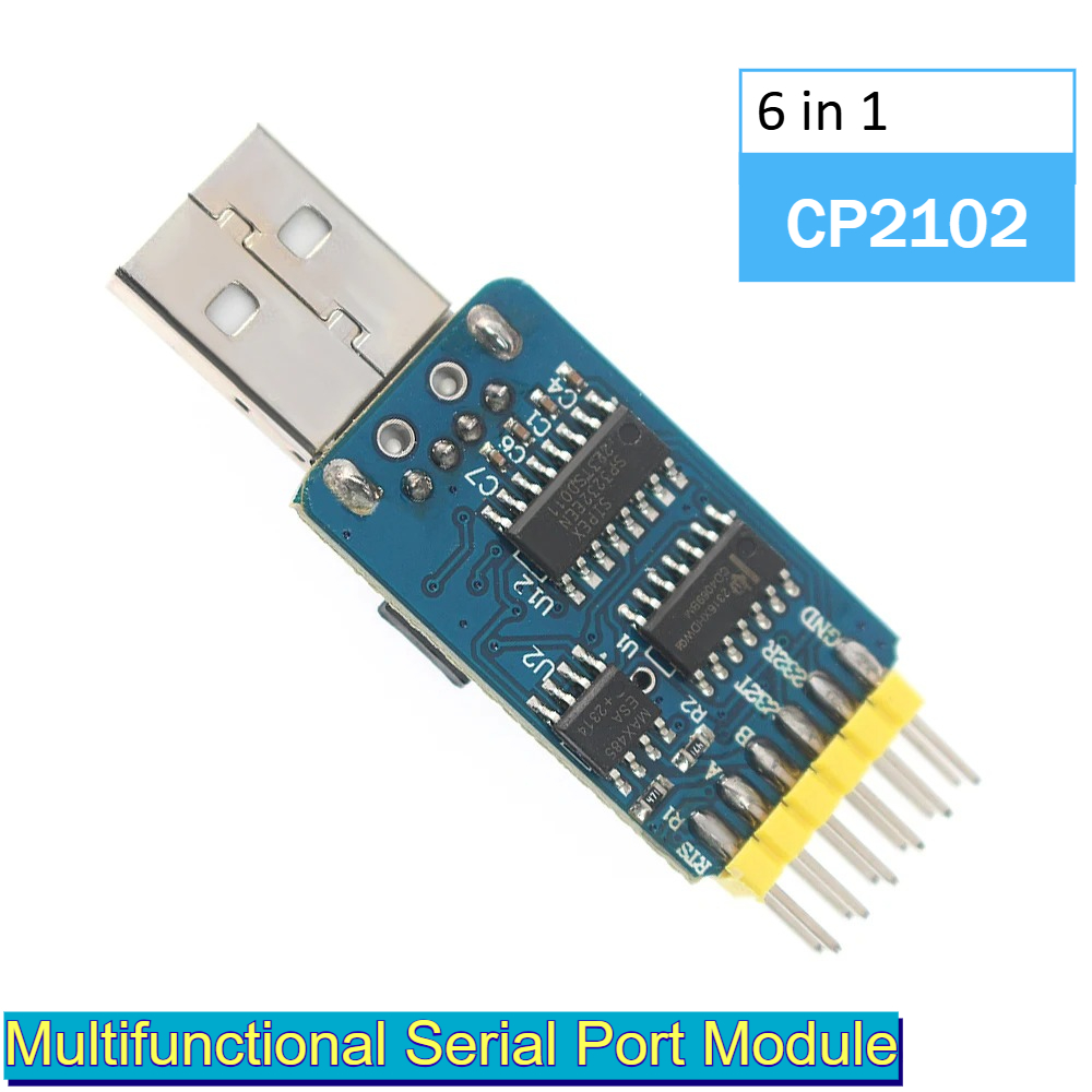 6 in 1 USB Serial Adapter CP21 - Level Shifter 3.3V review and price
