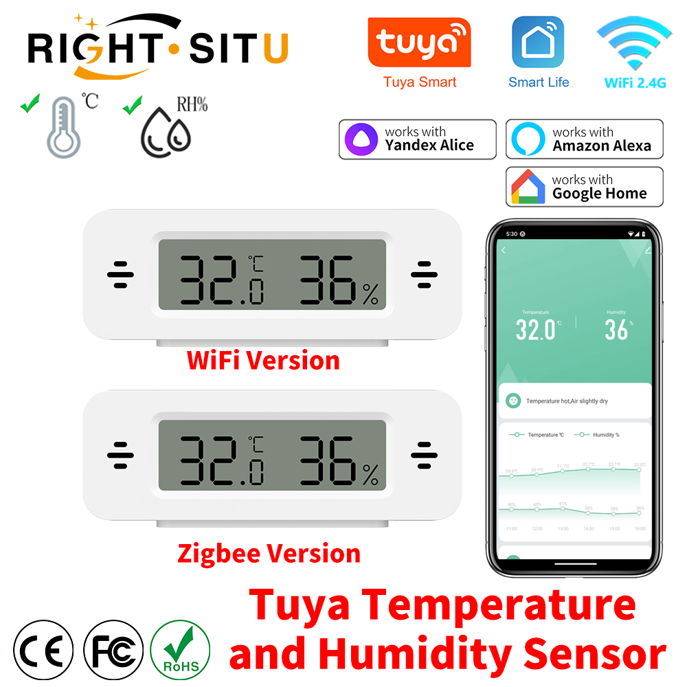 Tuya WiFi Zigbee Mini Temperat - Home Automation Ideas review and price