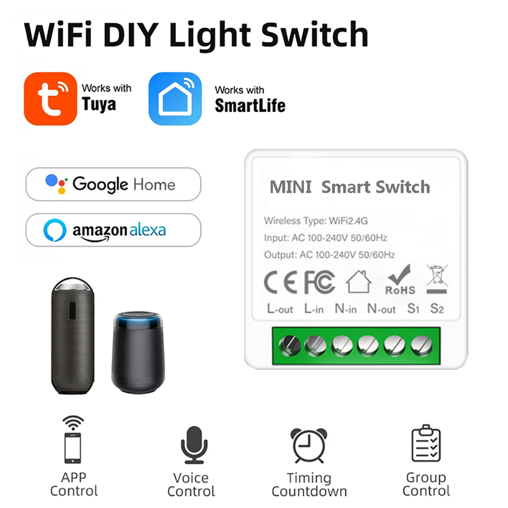 2 Way Control Tuya Mini 16A Wi - Home Automation Diy review and price