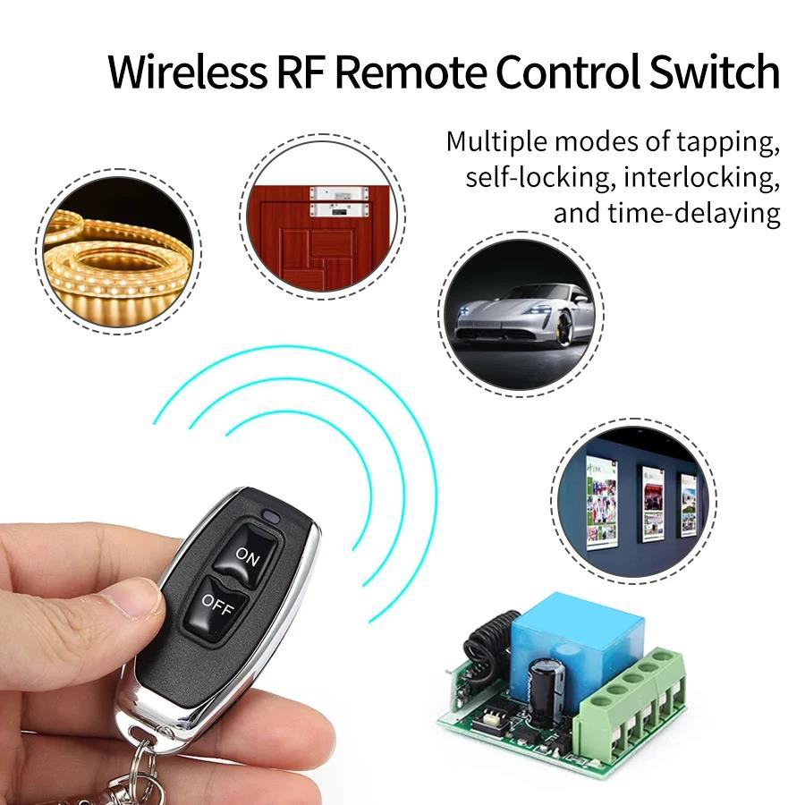 DC 12V 433Mhz RF Remote Contro - 433Mhz Receiver Module review and price