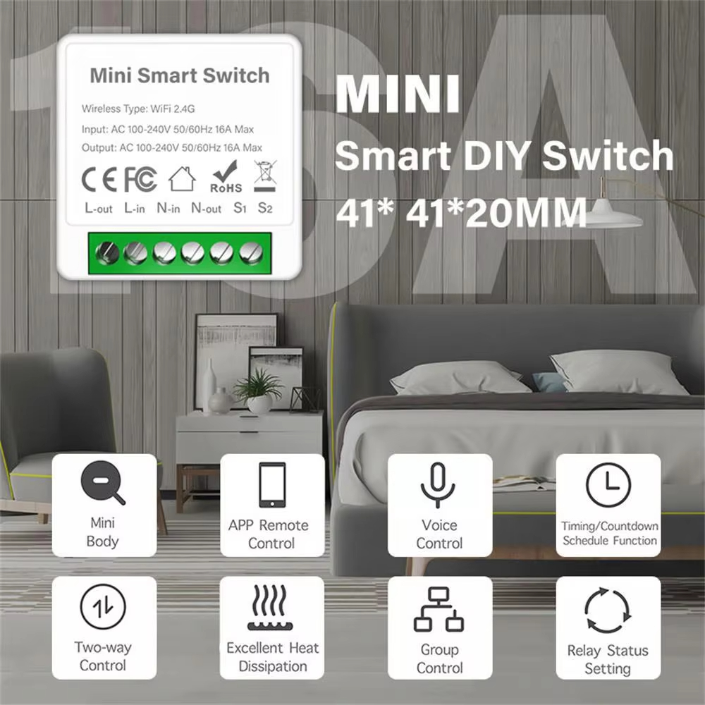 WiFi Zigbee3.0 Mini Smart Swit - Home Automation Ideas review and price