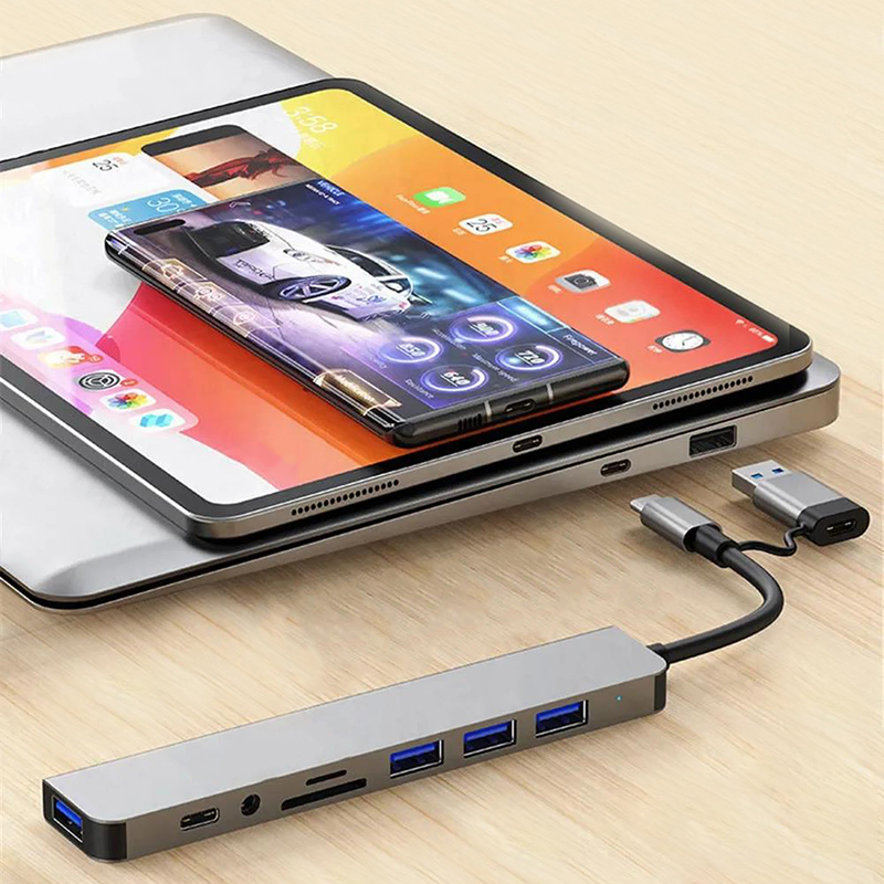 Type C Hub USB Splitter 8 In 1 - Home Assistant Sd review and price
