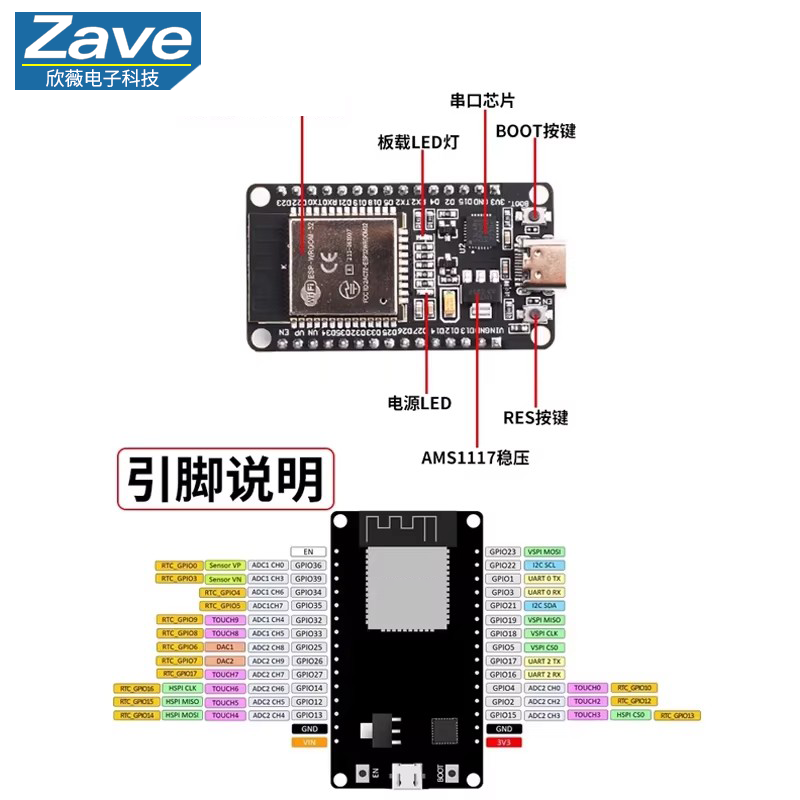 ESP32 WiFi Bluetooth Developme - Level Shifter 3.3V review and price
