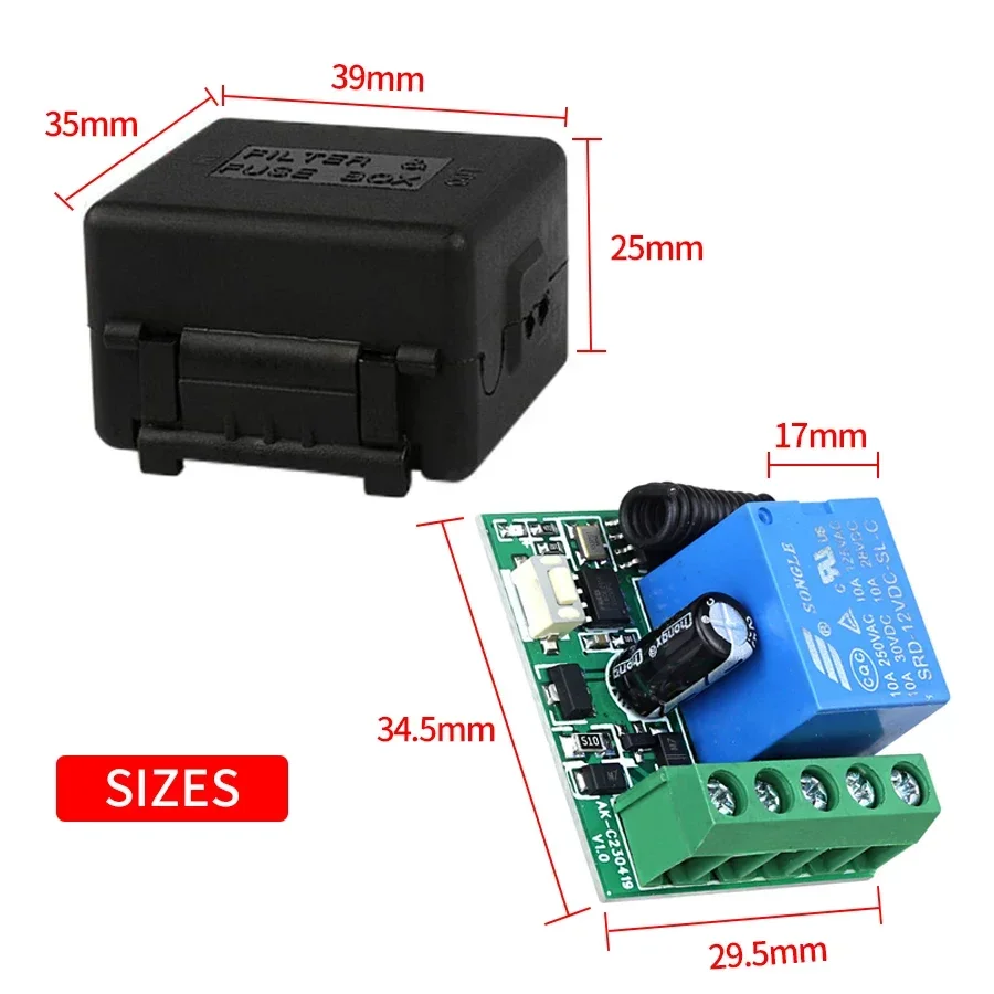 RF 433Mhz Wireless Light Switc - 433Mhz Receiver Module review and price