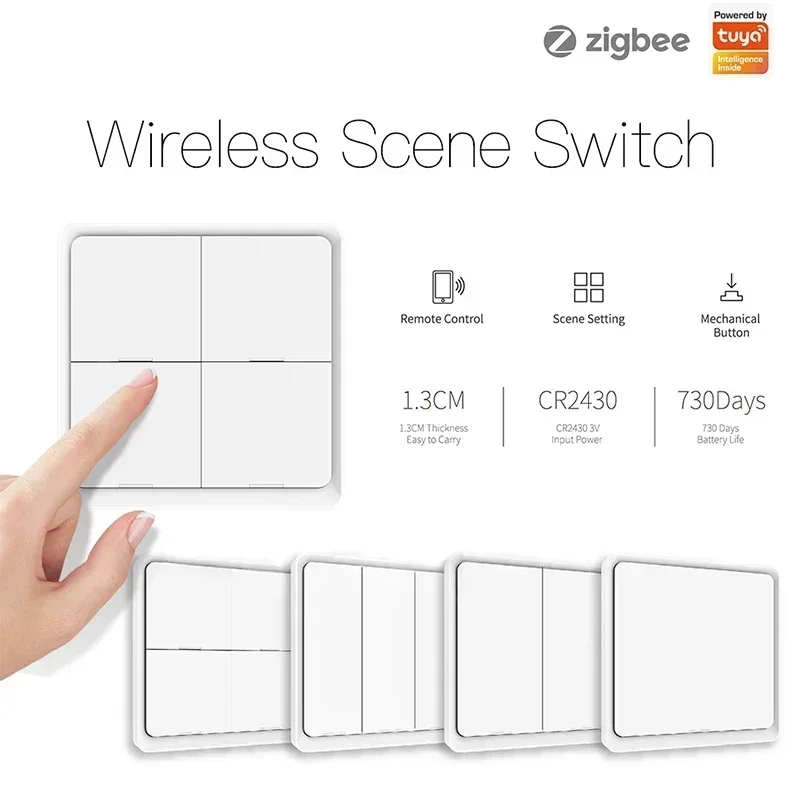 ZigBee Wireless 4 Gang 12 Scen - Home Automation Ideas review and price