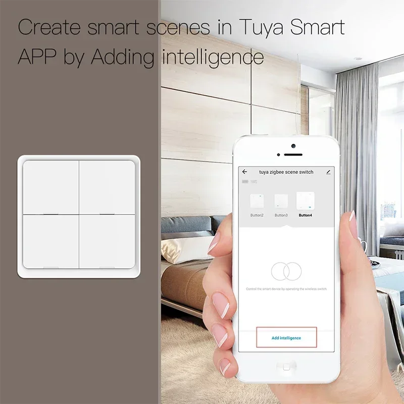 ZigBee Wireless 4 Gang 12 Scen - Home Automation Ideas review and price