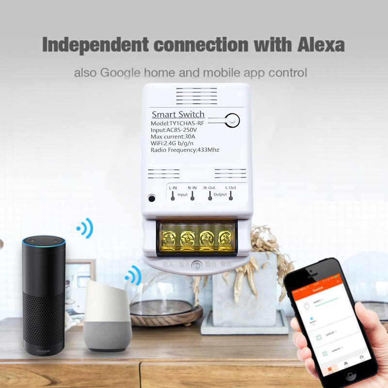 Wifi 30A 6600W 4000W Tuya Smar - Home Automation Ideas review and price