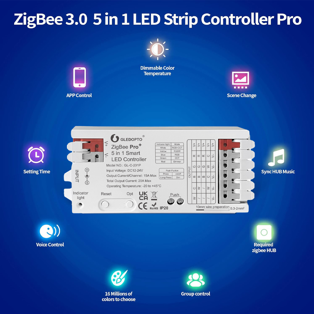 Smart ZigBee 3.0 LED Controlle - Zigbee Coordinator Stick review and price