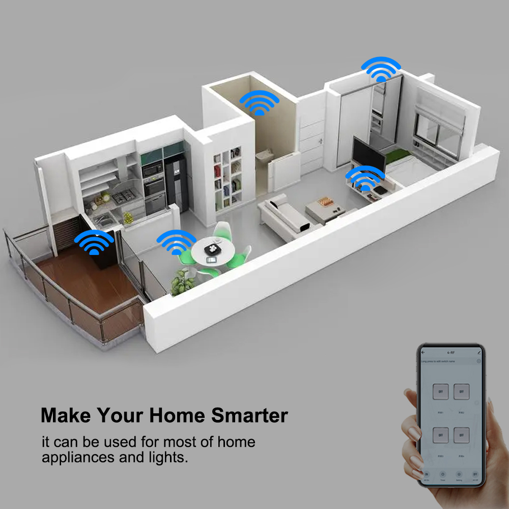 4CH Wifi / Zigbee Smart Relay  - Home Automation Diy review and price