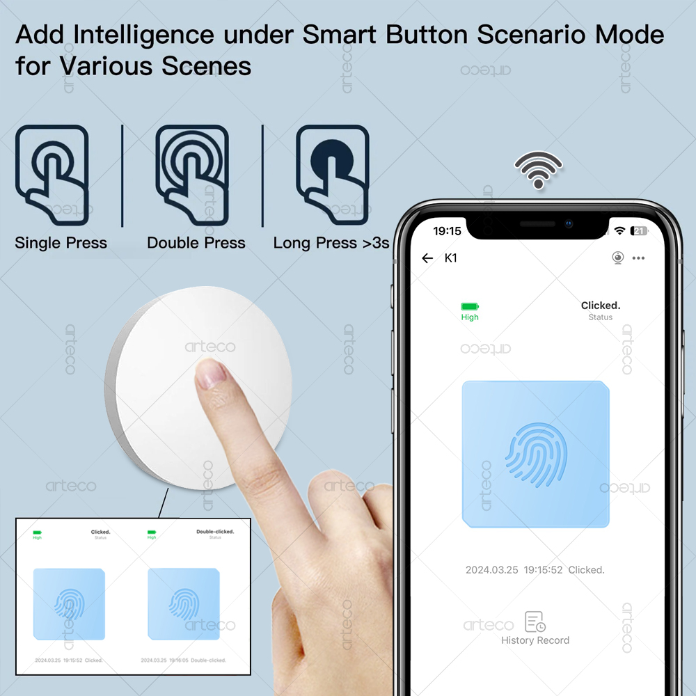 Zigbee Button Scene Switch Wir - Home Automation Ideas review and price