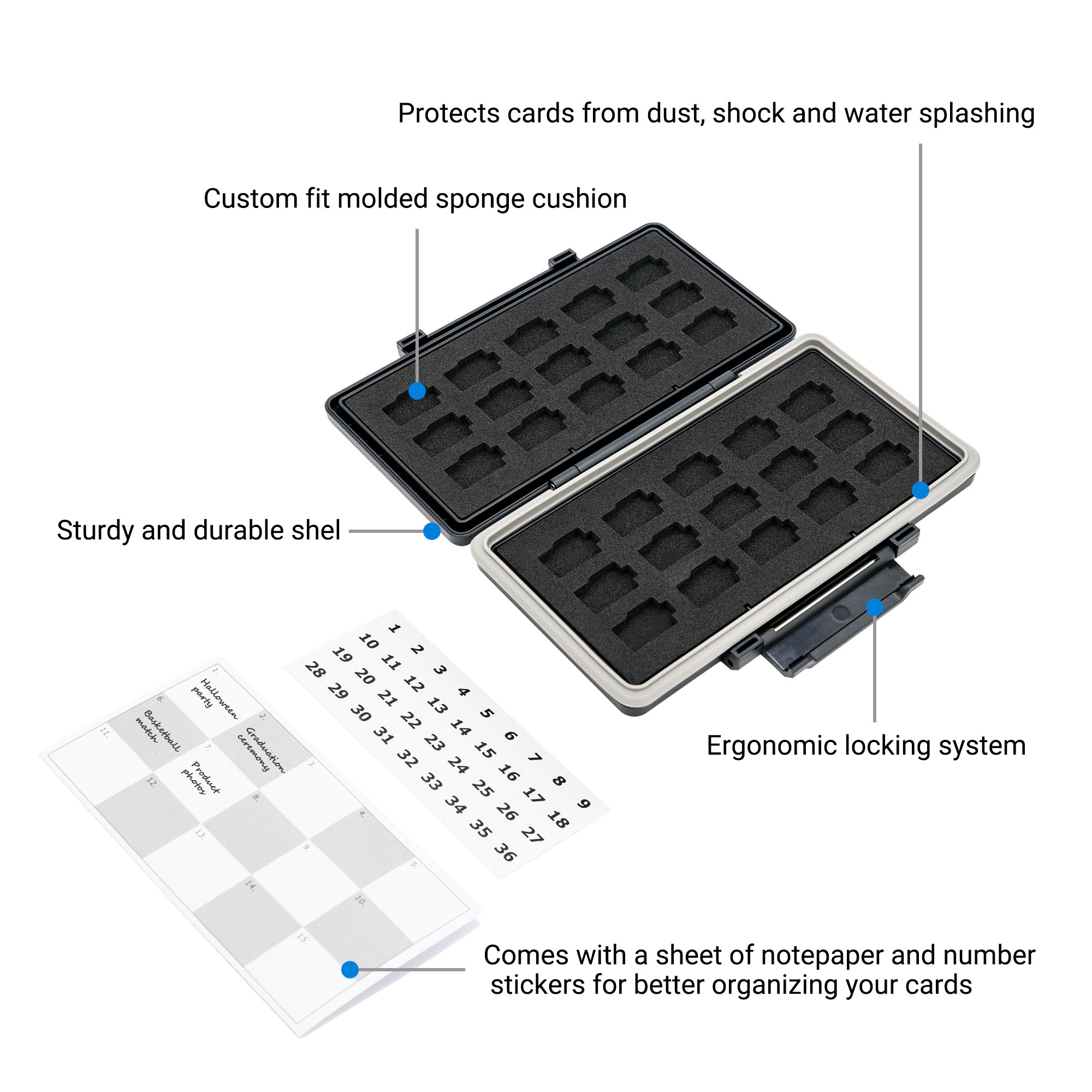 30 Slots Micro SD Card Case Wa - Home Assistant Sd review and price