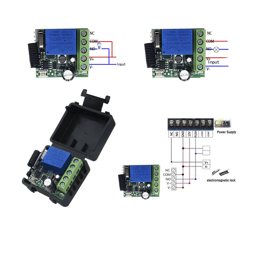 10A Relay Receiver Module DC 1 - 433Mhz Receiver Module review and price