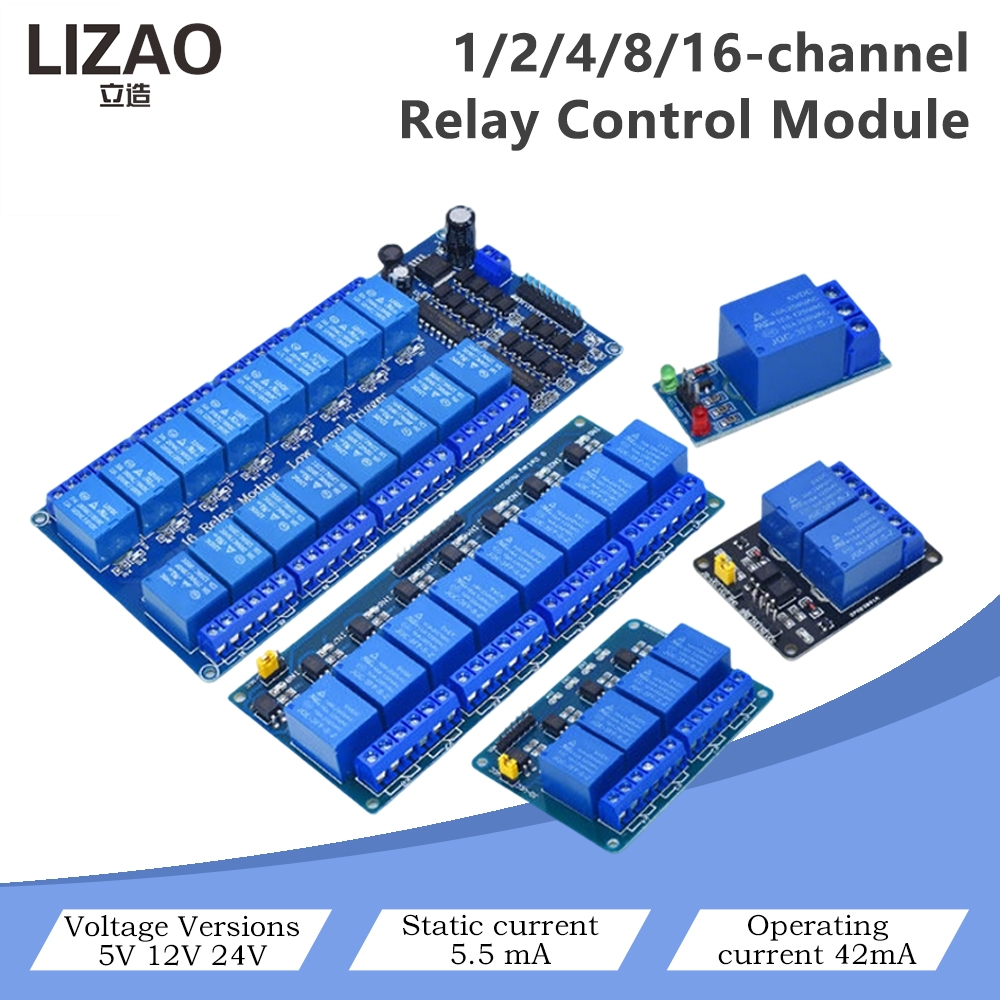 5V/12V/24V 1/2/4/8/16 Channel  - Home Automation Diy Projects review and price
