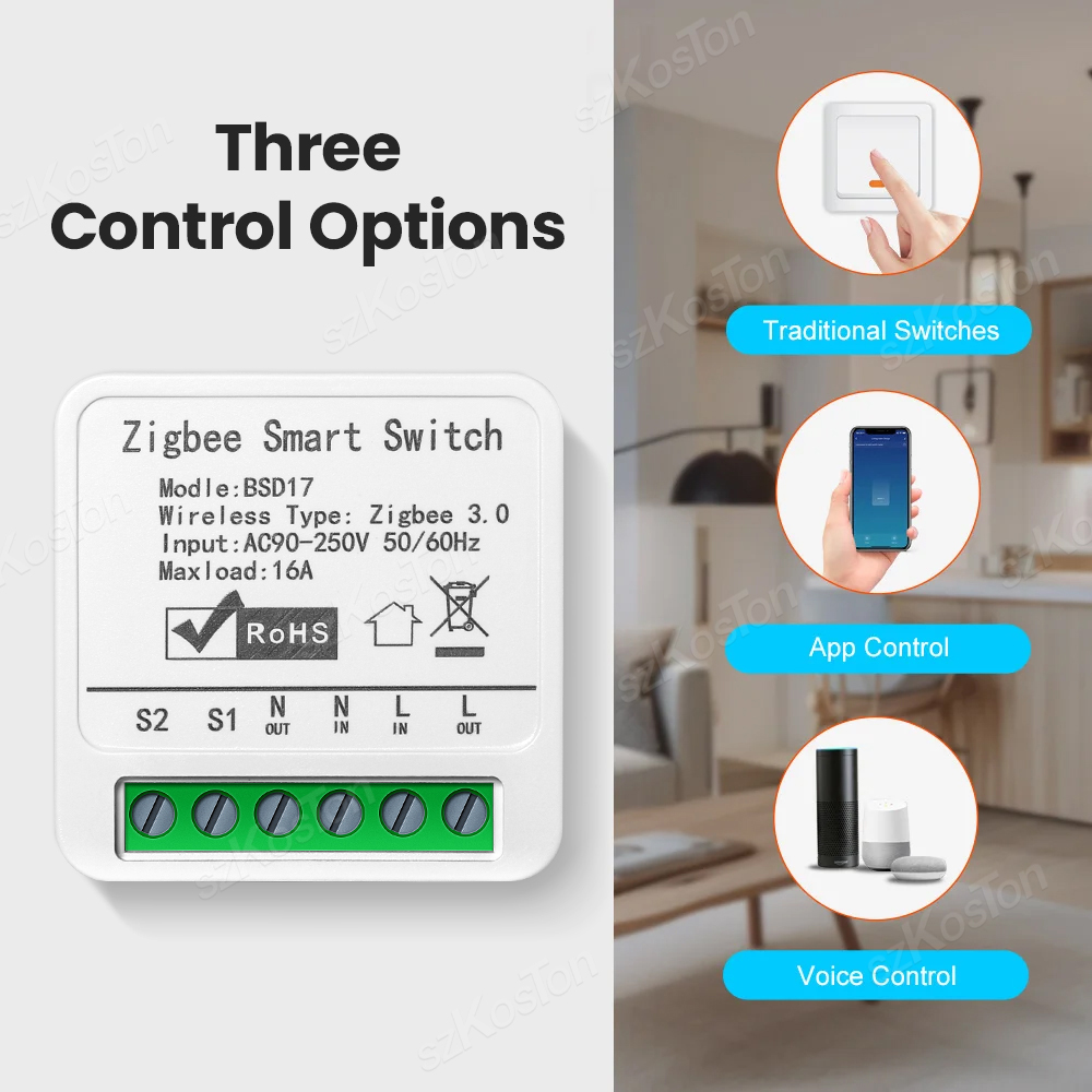 16A Tuya ZigBee Smart Switch M - Home Automation Diy review and price
